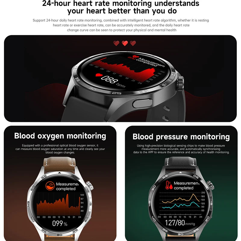 The Active Smart Watch for Men | AMOLED HD Display, Bluetooth Calling, GPS, NFC, Heart Rate & Compass