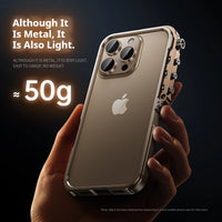 The Mechanical Metal iPhone Case | Aluminum Alloy Shockproof Frame for iPhone 17/16/15 Pro Max Series