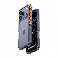 The Mechanical Metal iPhone Case | Aluminum Alloy Shockproof Frame for iPhone 17/16/15 Pro Max Series