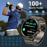 The All-Occasion Smart Watch for Men | 1.85” AMOLED HD Display, GPS, Bluetooth Calls, Compatible with Android & iOS