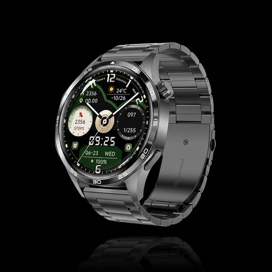 The Active Smart Watch for Men | AMOLED HD Display, Bluetooth Calling, GPS, NFC, Heart Rate & Compass