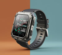 The Professional Smart Watch for Men | Large 1.83'' HD Screen Fitness Tracker with Bluetooth Calls, Music Control, Heart Rate Monitor