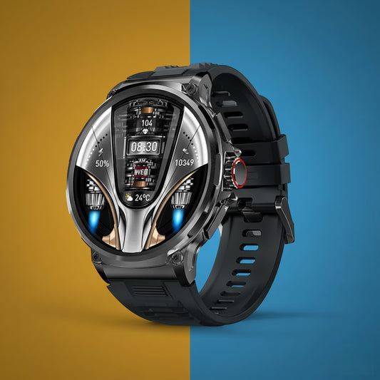 The All-Occasion Smart Watch for Men | 1.85” AMOLED HD Display, GPS, Bluetooth Calls, Compatible with Android & iOS